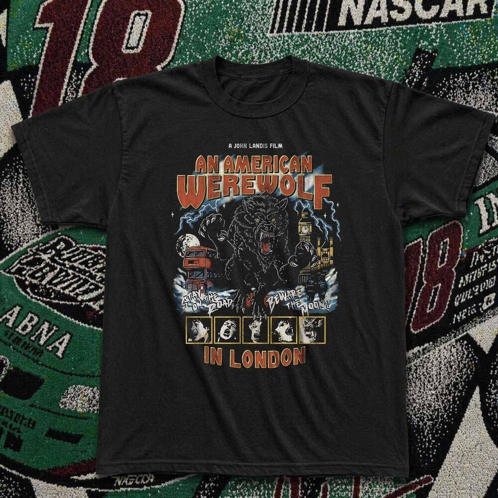 Style An American Werewolf In London Black T-Shirt